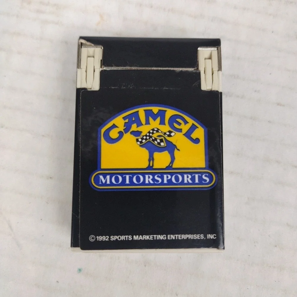 VTG CAMEL Y2K Motorcycle Joe 90's PRO Black Flip-Top Lighter Non Refillable